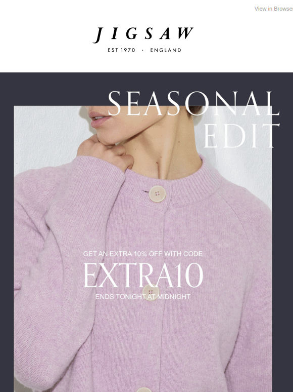 Final call: extra 10% off