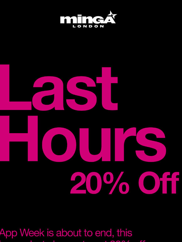 APP WEEK - FINAL HOURS