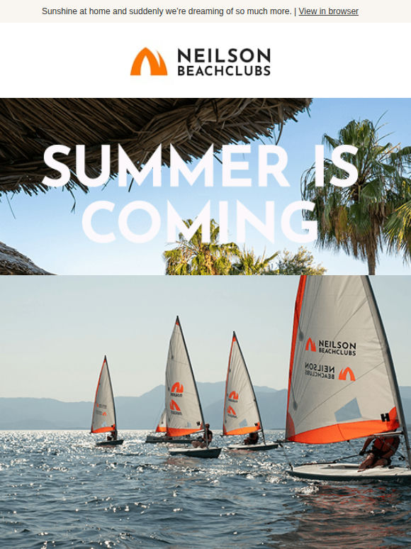 Summer suddenly feels very close - secure yours from £789pp.