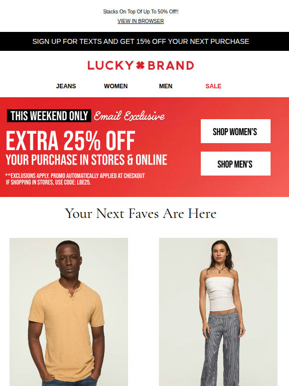 This Weekend Only! EXTRA 25% Off For Mom