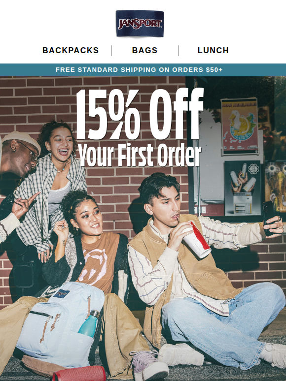 Welcome In! Here’s 15% Off.