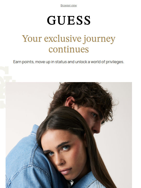 Your journey evolves! Discover GUESS Élite levels