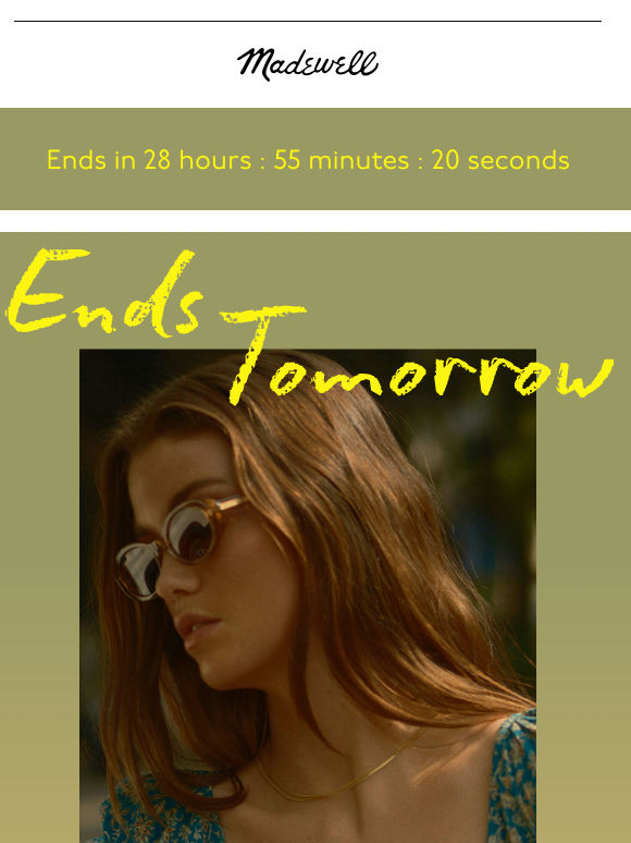 ENDS TOMORROW: 25% off select best-selling bags, belts, shoes & more*