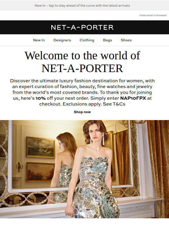 Welcome to the world of NET-A-PORTER
