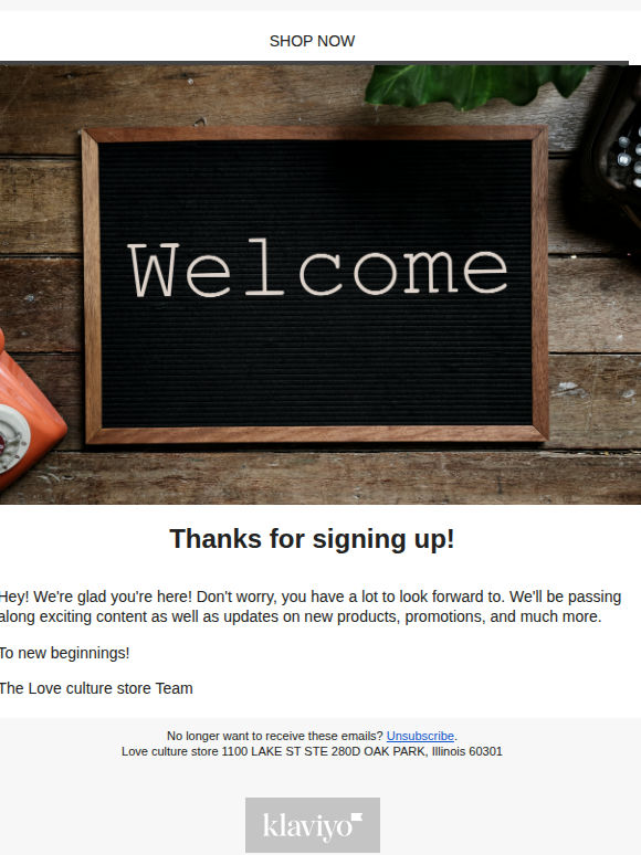 Thanks for signing up!