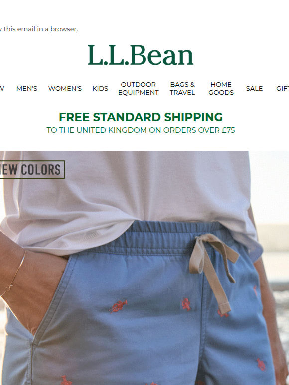 "These shorts go with everything!"