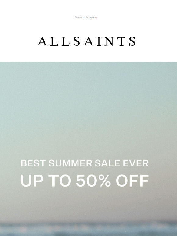 Up To 50% Off: Now Online & Instore