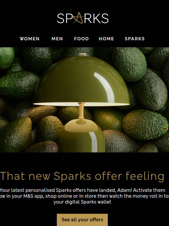 Your new Sparks offers have landed 🎉