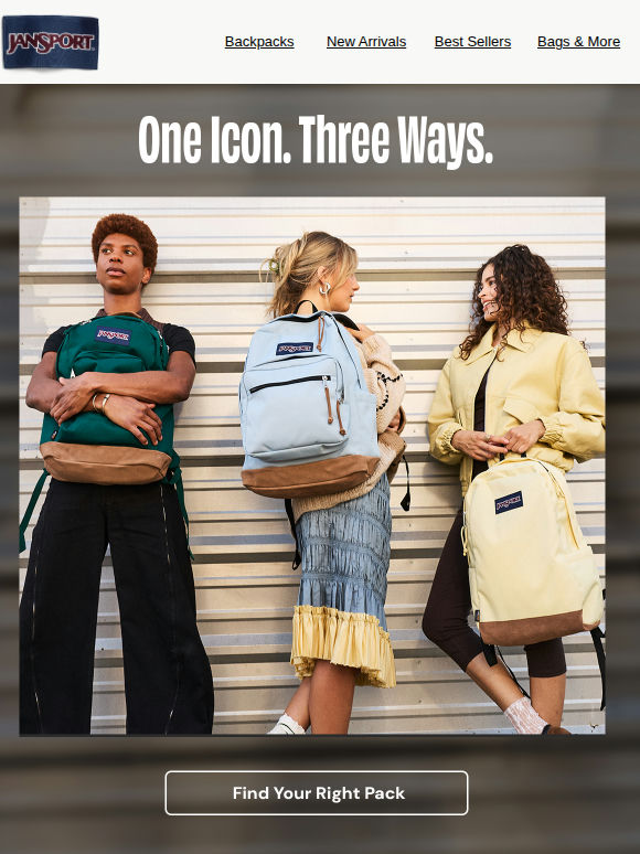 One Icon. Three Ways.