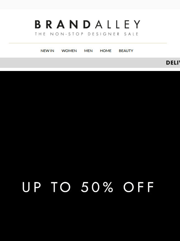 Up to 50% off hair, skincare and fragrances.