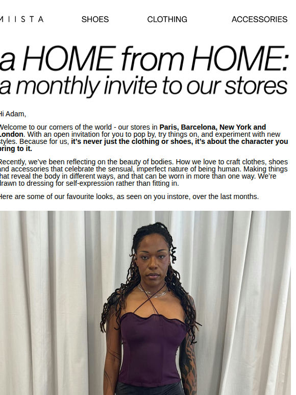 a HOME from HOME: Your invite to our Stores