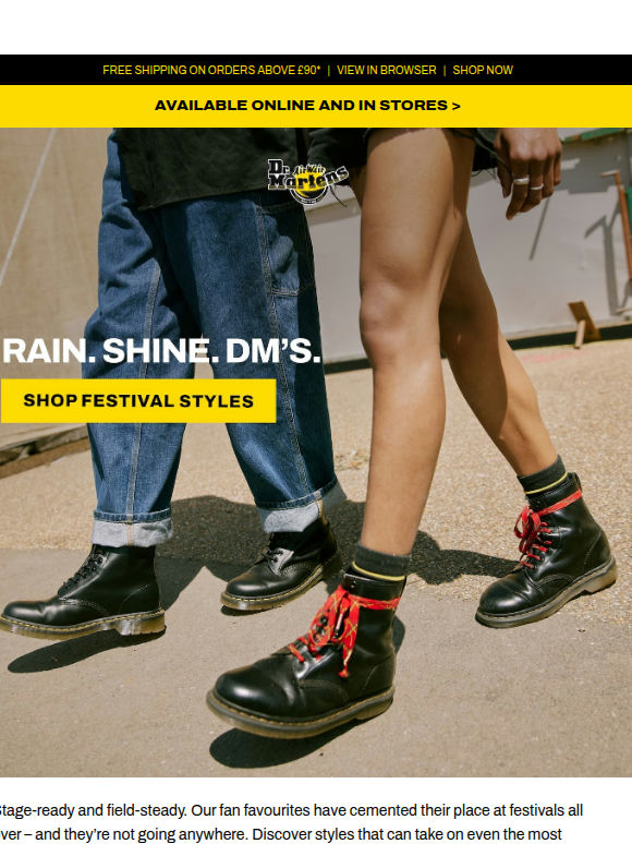 For the festival checklist