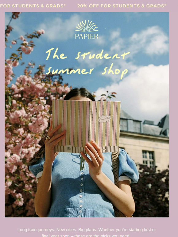 The student summer shop