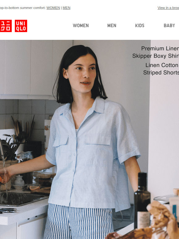 Live in linen this summer