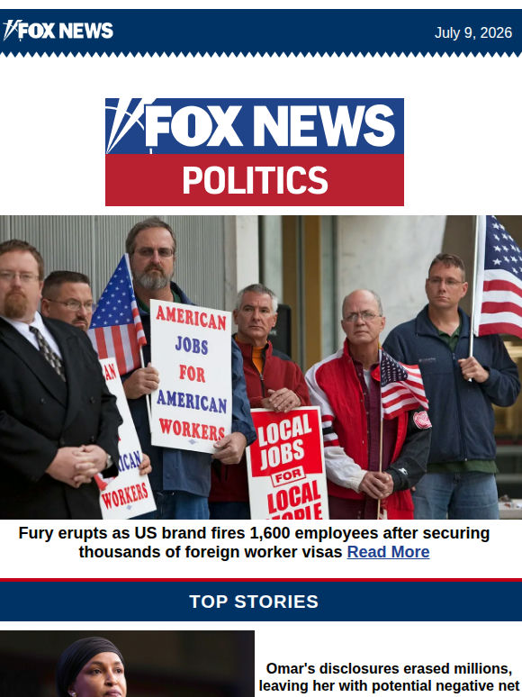 Fury erupts as US brand fires 1,600 employees after securing thousands of foreign worker visas