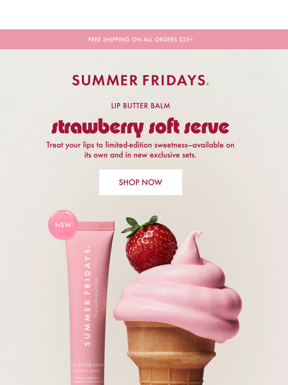 A Strawberry Treat for Your Lips 🍓