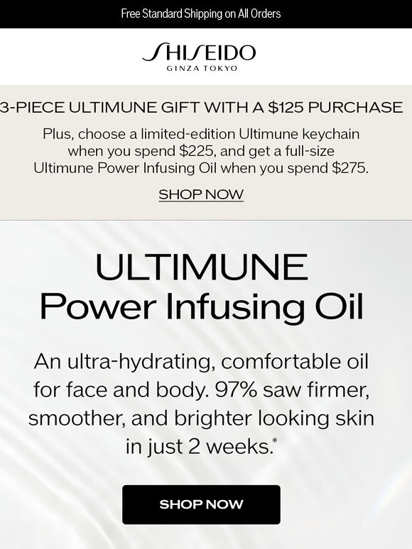 Receive NEW ULTIMUNE Power Infusing Oil With $275 Purchase