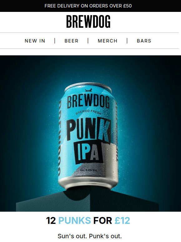 Limited time only: 12 beers for £12 🍻