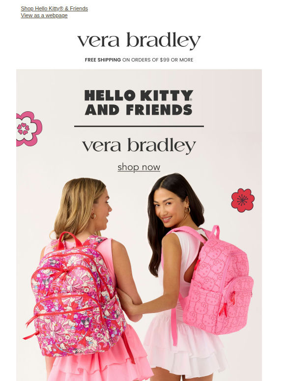She's arrived! Hello Kitty® and Friends | Vera Bradley 🎉