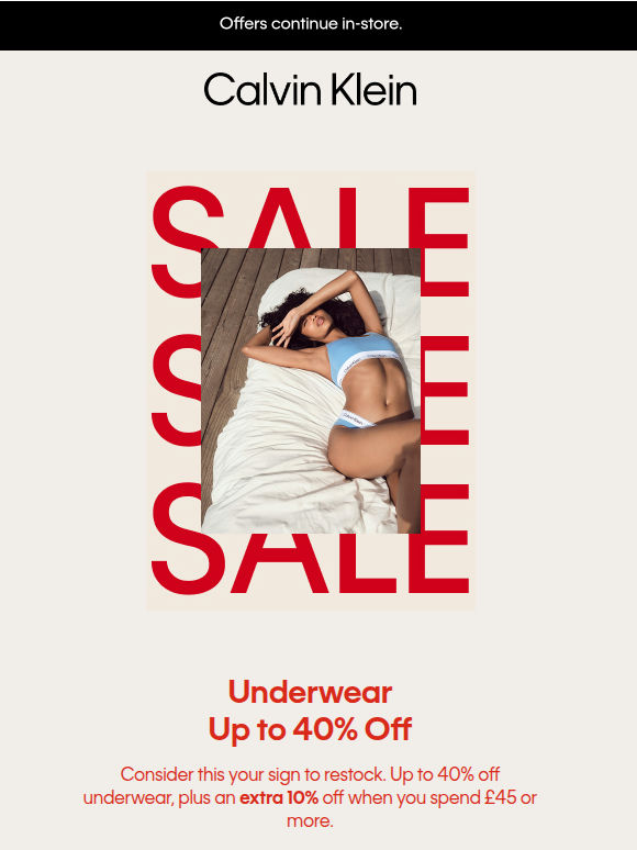 Extra 10% Off Underwear