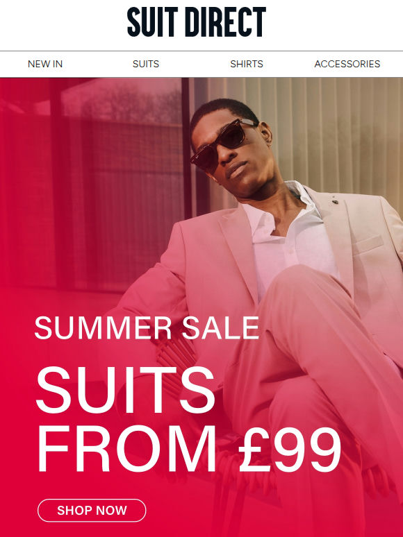Your next suit, from £99