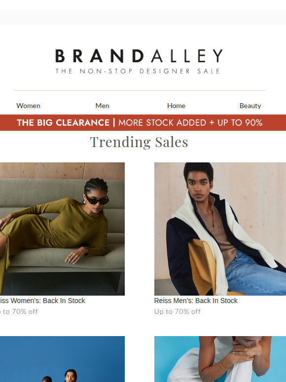 Ending tonight: GANT & Reiss Back In Stock | Up to 70% off