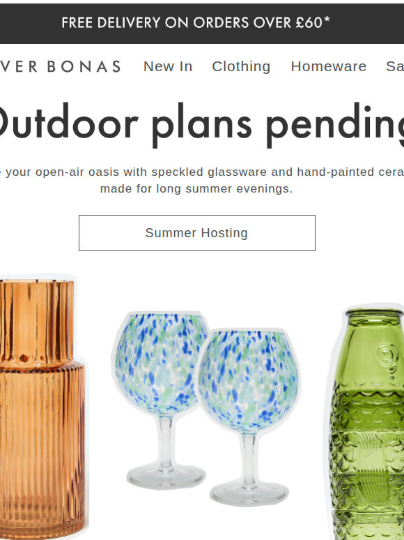 Outdoor oasis | Homeware made for hosting
