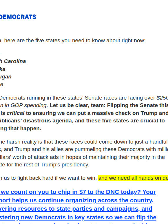 How Democrats win the Senate
