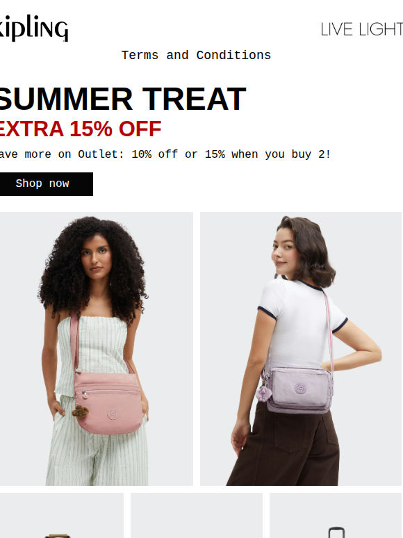 LAST CALL: Summer Treat 🌼 Extra 15% OFF!