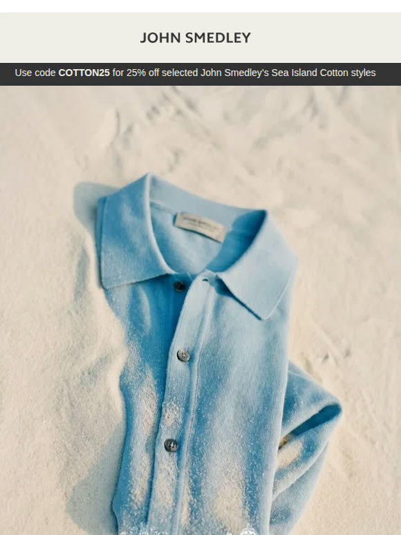 Ends Today: 25% Off Selected Cotton Styles