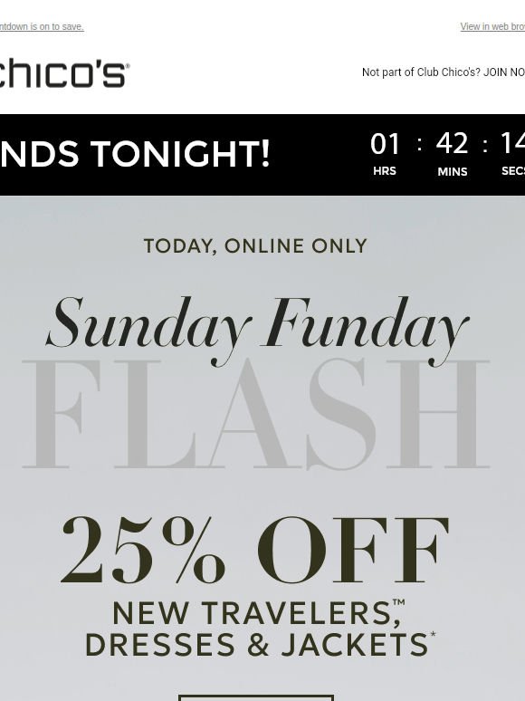 Almost Over! 25% off NEW Travelers™, Dresses & Jackets