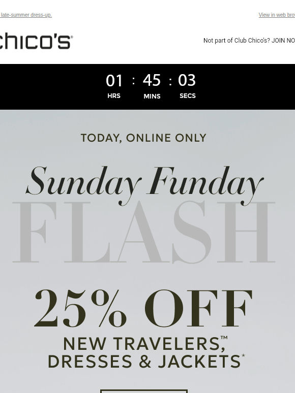 Today Only! 25% off NEW Travelers™, Dresses & Jackets