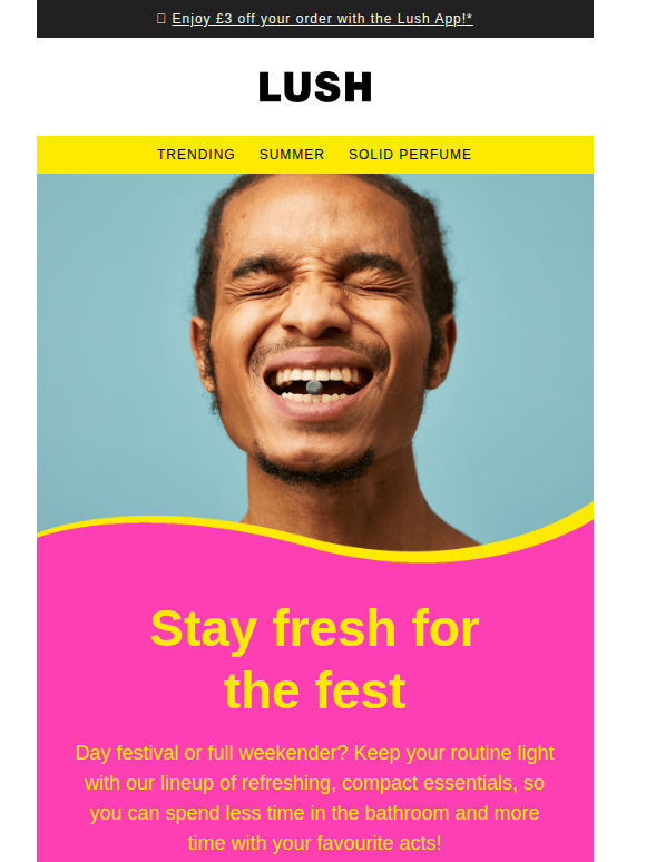The lineup: festival essentials