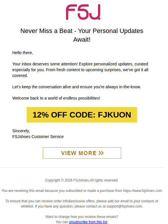 Never Miss a Beat - Your Personal Updates Await!
