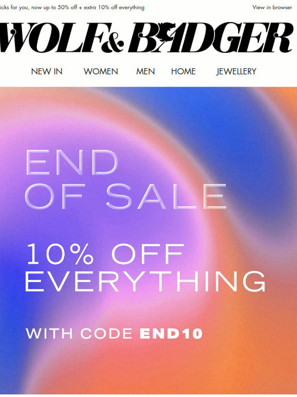 Your Curated Sale