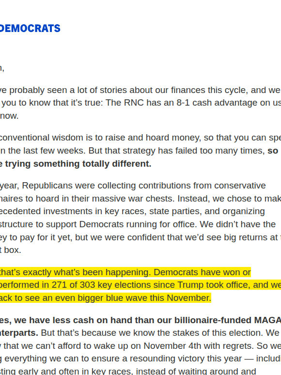 We’re trying something totally different.