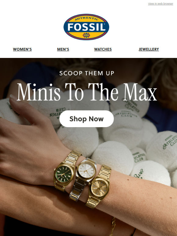 Mini watches are the moment