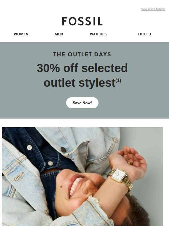 🔥 OUTLET: Extra 30% Off!