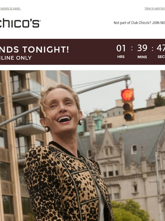 FINAL HOURS! 40% off your favorite fall pieces