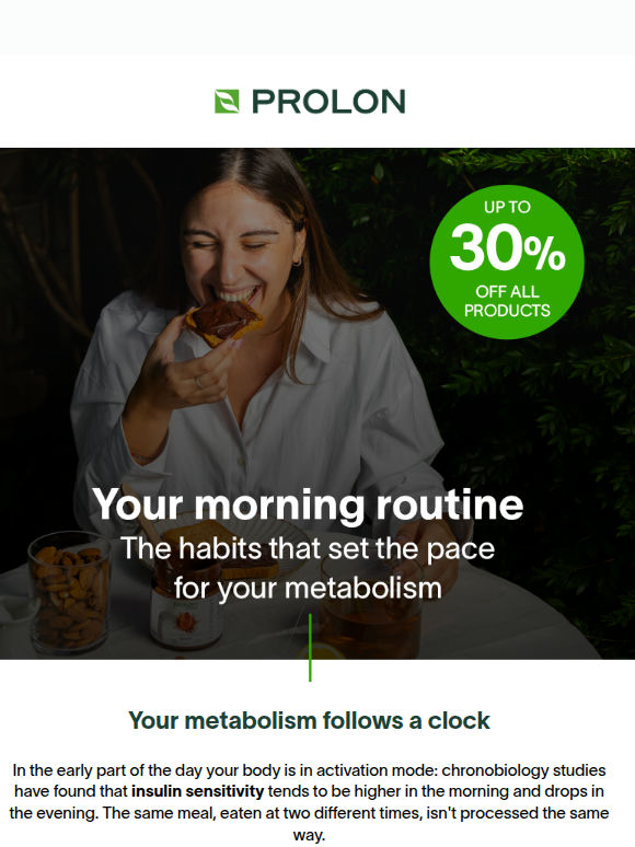 ☀️ Morning routine: small habits, big effects on your metabolism
