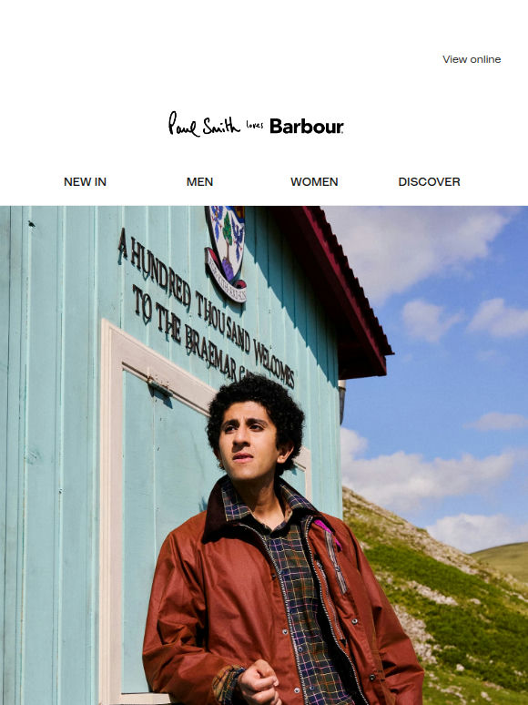 A closer look at Paul Smith loves Barbour