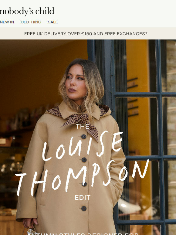 Louise Thompson is back for autumn