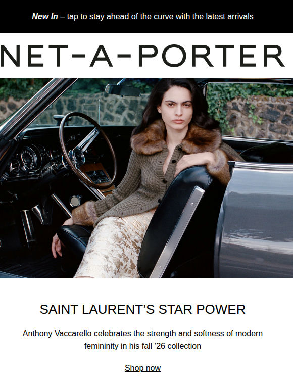 New-season Saint Laurent is here