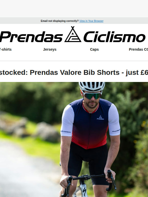 Valore Bib Shorts Restocked - Just £65!