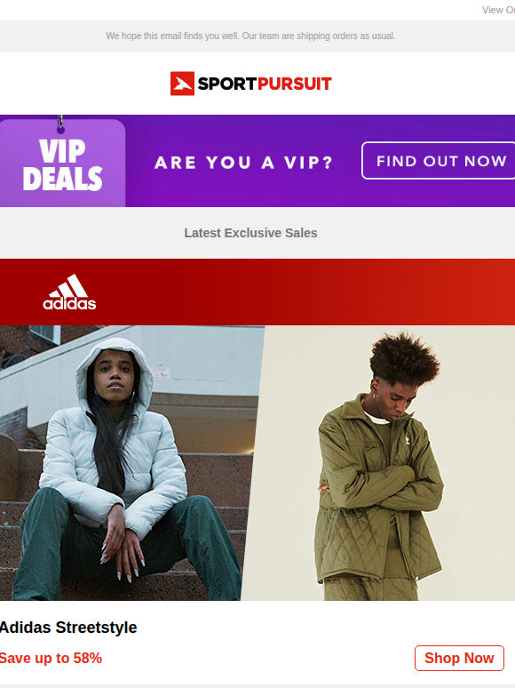 Adidas Streetstyle | Helly Hansen Outdoor | Helinox | Levi’s  | Tilley | Up to 68% Off!
