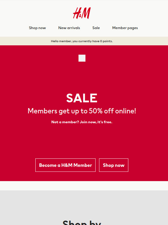 Members get pre-access to SALE!