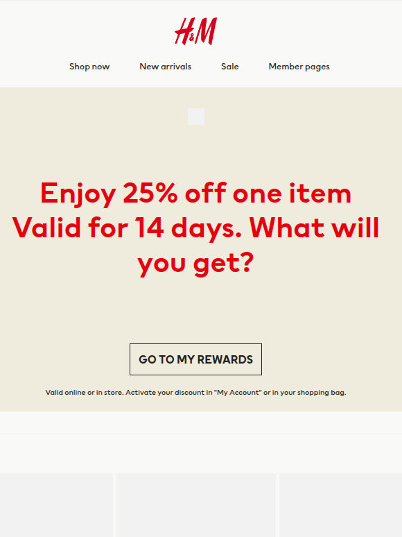 Limited time offer: 25% off one item