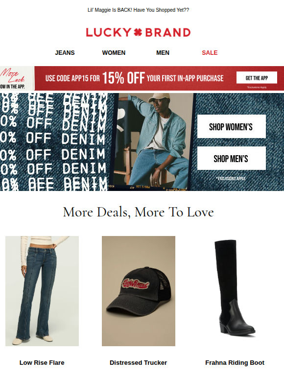 Take 30% Off Your Fave Jeans