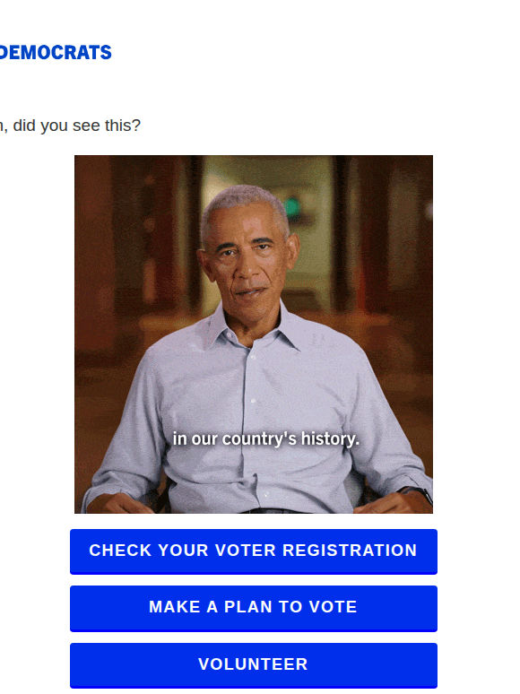 Please listen to this powerful message from President Barack Obama: