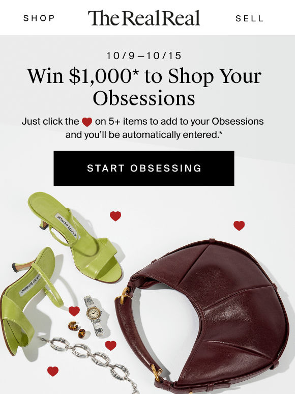 Want $1,000 to shop your Obsessions?